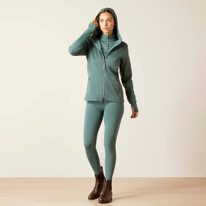 Women Lumina Full Zip Hoodie Silver Pine Ariat Sweatshirts and Hoodies Women Lumina Full Zip Hoodie Silver Pine Ariat Sweatshirts and Hoodies