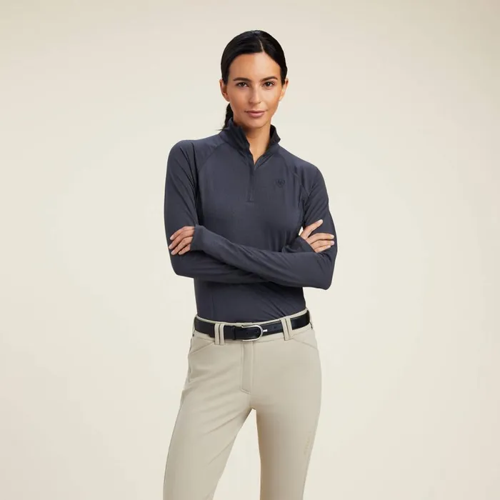 Women Lumina Lowell Baselayer Ebony Ariat TShirts and Tops
