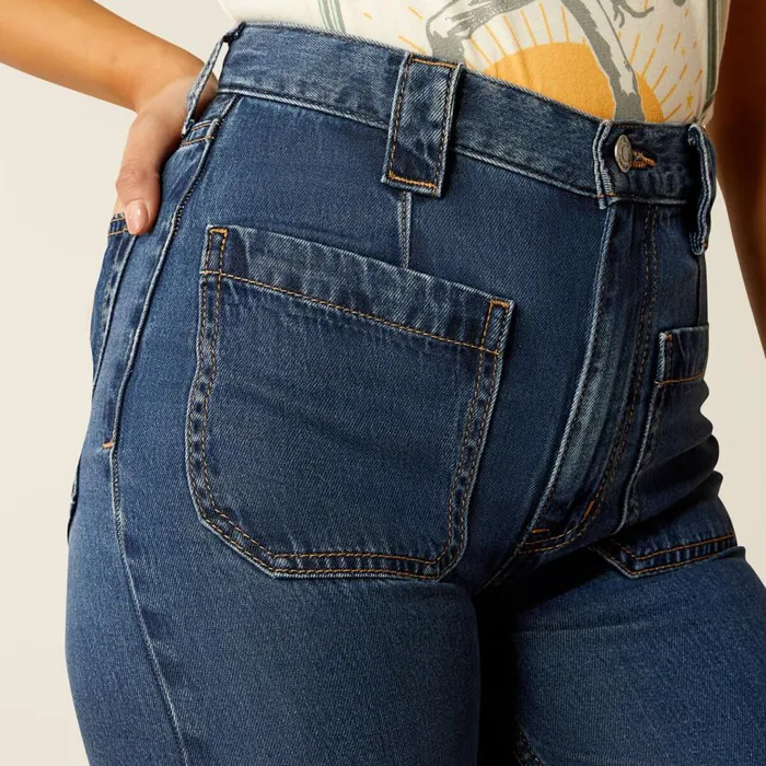 Women Lyla Trouser Whisper Ariat Denim