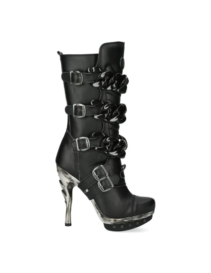 Women MPunk001cadV1 New Rock High Heels
