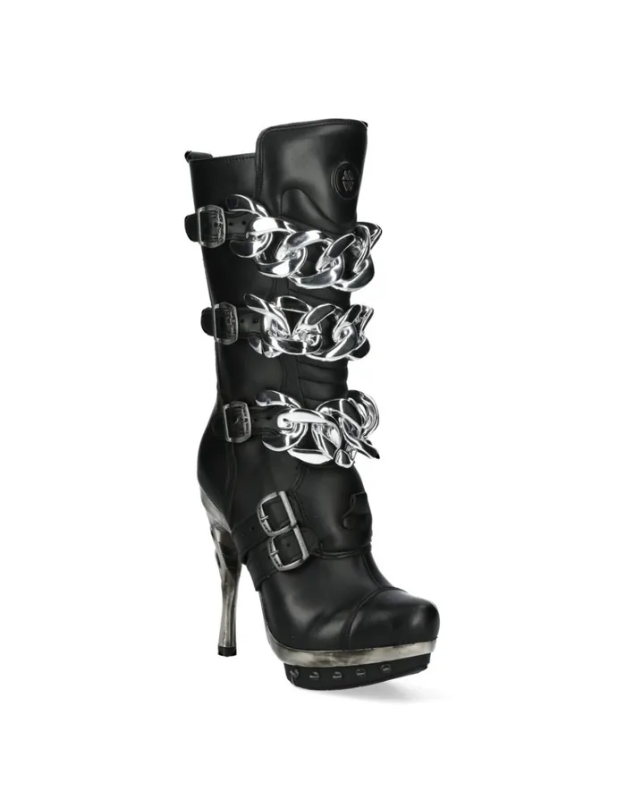 Women MPunk001cadV2 New Rock High Heels