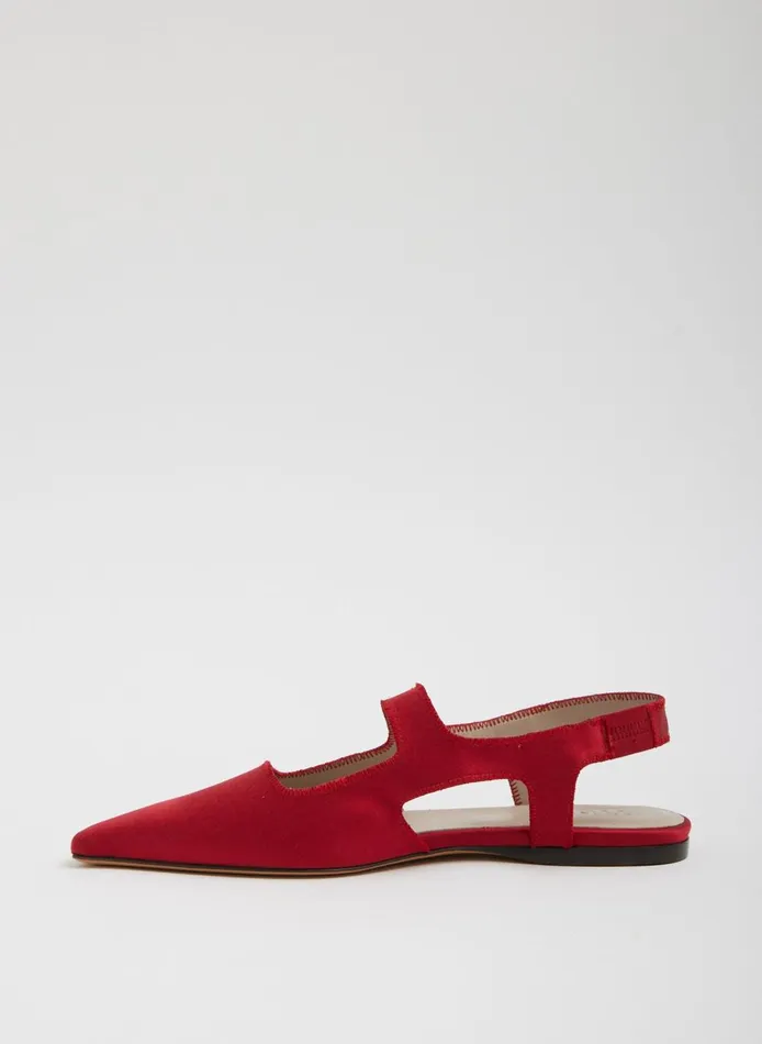 Women Malcolm Flat Red Tibi Flats