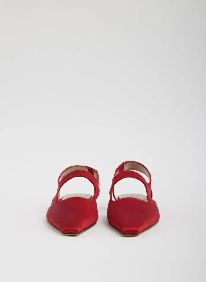Women Malcolm Flat Red Tibi Flats