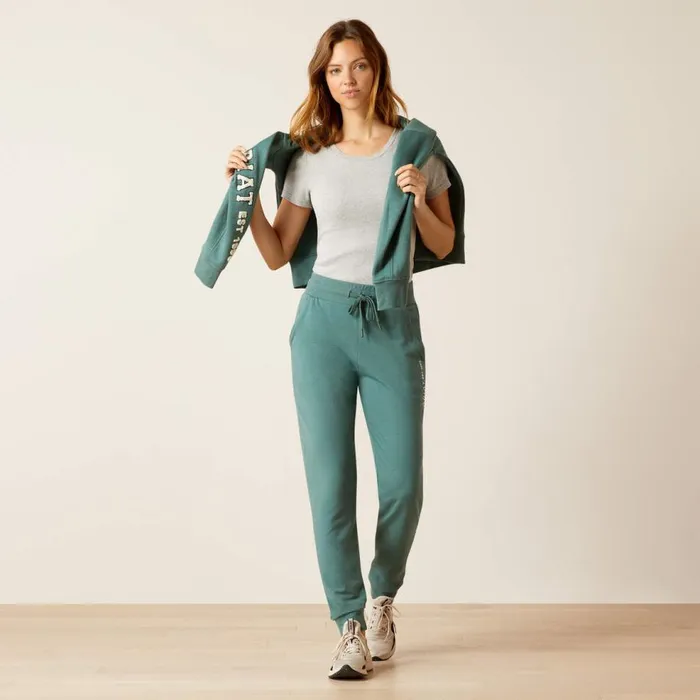 Women Memento Jogger Silver Pine Heather Ariat Pants and Shorts Women Memento Jogger Silver Pine Heather Ariat Pants and Shorts