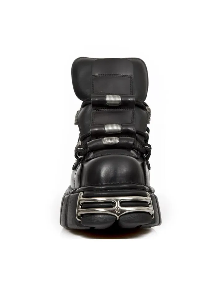 WomenMen Ankle Boot Metallic M215S3 New Rock Booties