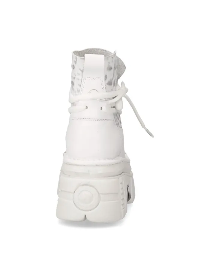 WomenMen Ankle Boot Metallic M462C7 New Rock Platform