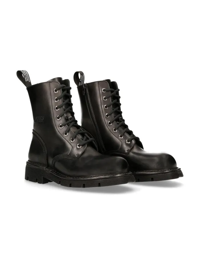 WomenMen Ankle Boot Metallic MNewmili084cC2 New Rock Boots
