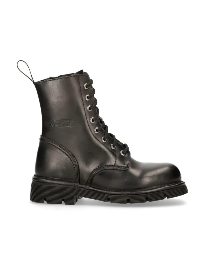 WomenMen Ankle Boot Metallic MNewmili084cC2 New Rock Boots