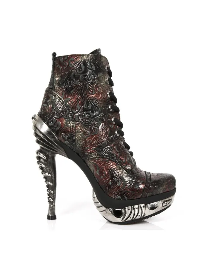 WomenMen Ankle Boot Punk MMag016S6 New Rock High Heels