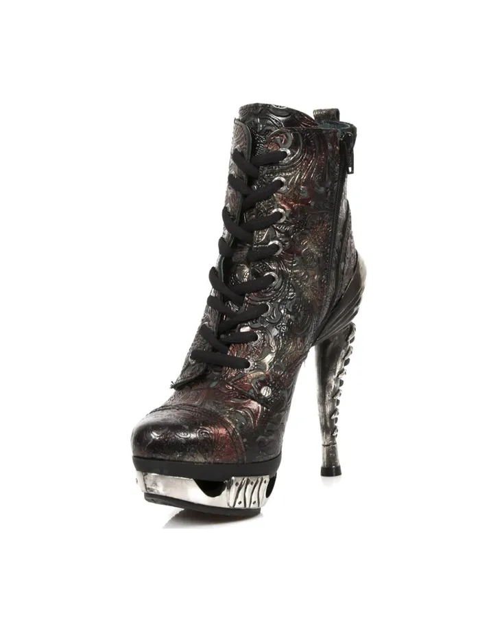 WomenMen Ankle Boot Punk MMag016S6 New Rock High Heels