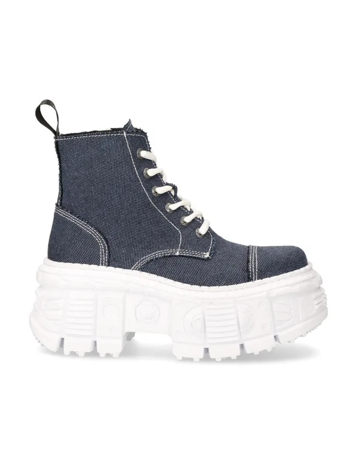 WomenMen Ankle Boot Tank MWall005V25 New Rock Platform