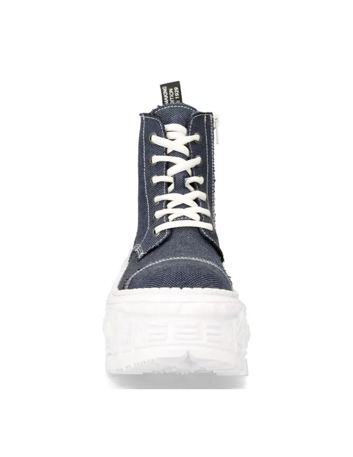 WomenMen Ankle Boot Tank MWall005V25 New Rock Platform