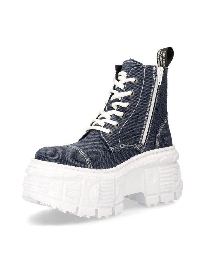 WomenMen Ankle Boot Tank MWall005V25 New Rock Platform