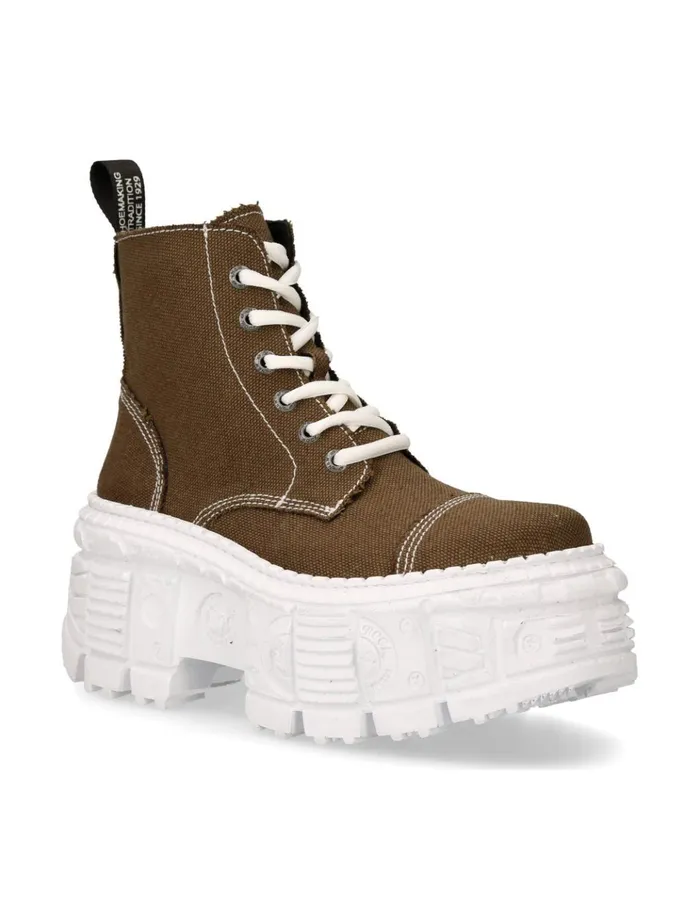 WomenMen Ankle Boot Tank MWall005V28 New Rock Platform