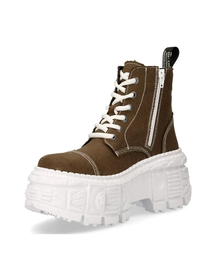 WomenMen Ankle Boot Tank MWall005V28 New Rock Platform