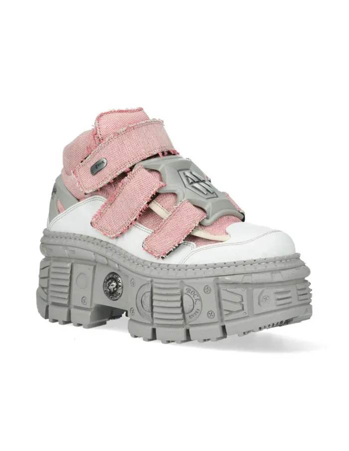 WomenMen Ankle Boot Tank MWall009V3 New Rock Booties
