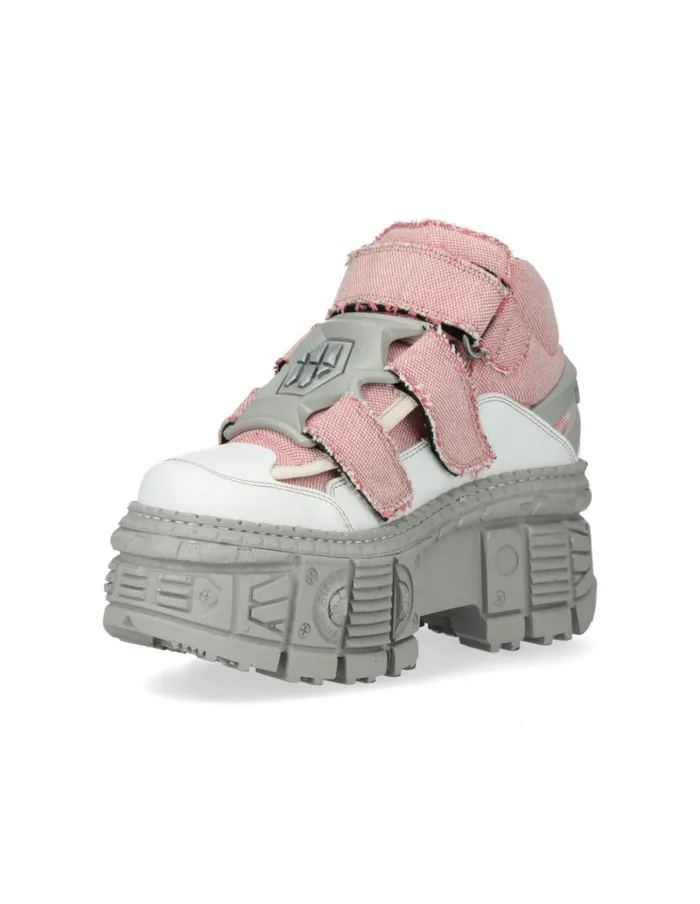 WomenMen Ankle Boot Tank MWall009V3 New Rock Booties