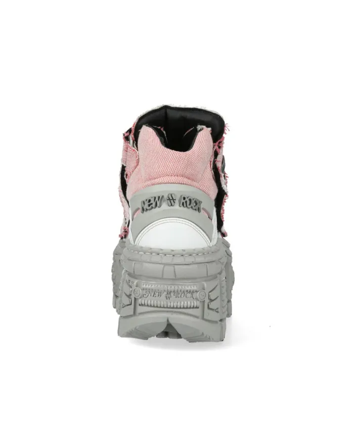 WomenMen Ankle Boot Tank MWall009V3 New Rock Booties