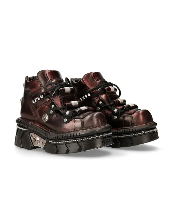 WomenMen Ankle Boot Techno M215C9 New Rock Platform