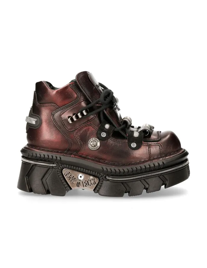 WomenMen Ankle Boot Techno M215C9 New Rock Platform