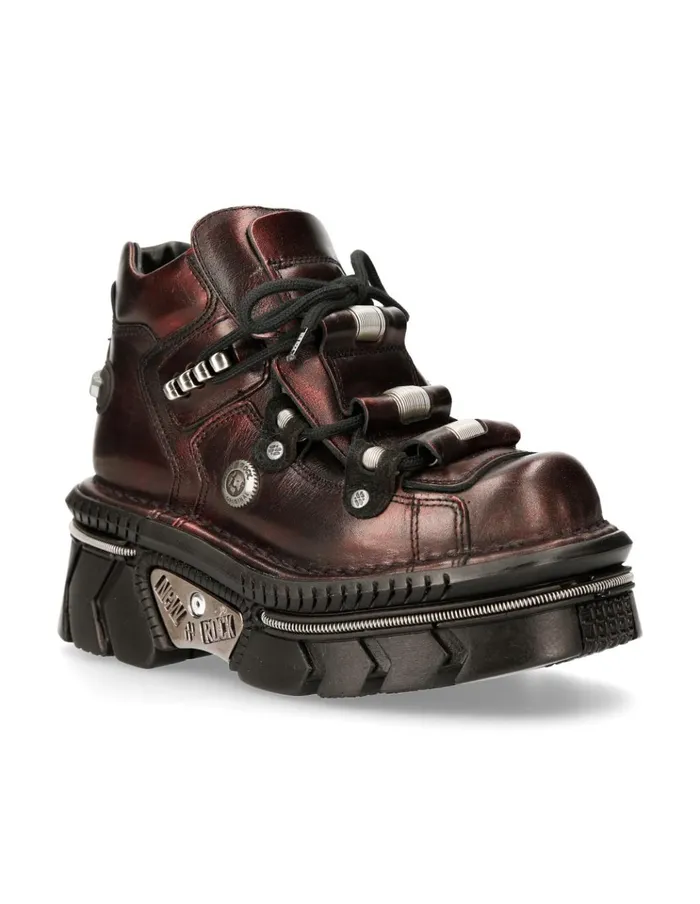 WomenMen Ankle Boot Techno M215C9 New Rock Platform