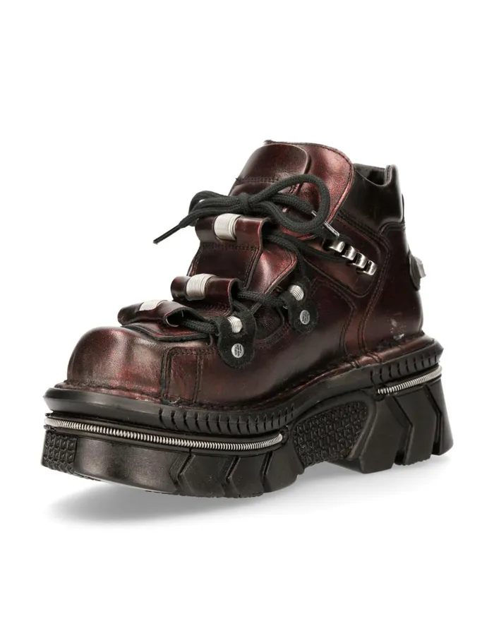 WomenMen Ankle Boot Techno M215C9 New Rock Platform