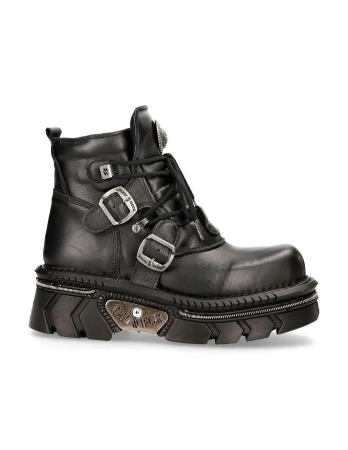 WomenMen Ankle Boot Techno M988C7 New Rock Platform