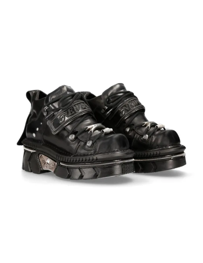 WomenMen Ankle Boot Techno MMet005C3 New Rock Platform