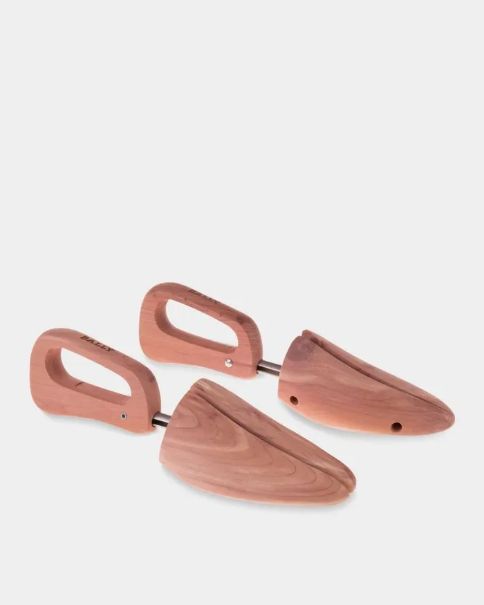 WomenMen Bally Shoe Care Natural Cedar Shoe Trees Brown