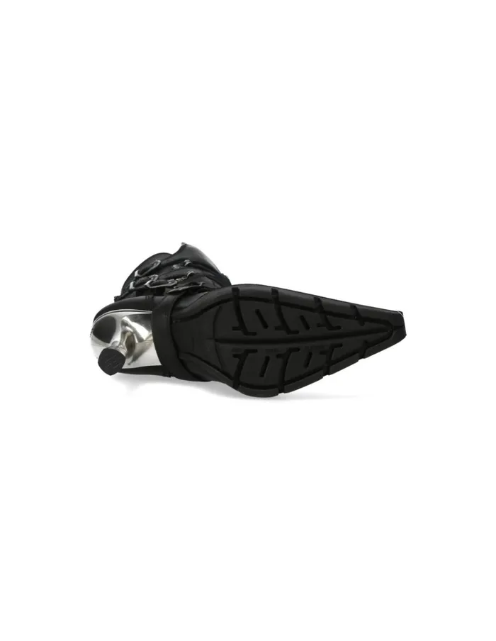 WomenMen Boot Black New M9373S13 New Rock Boots