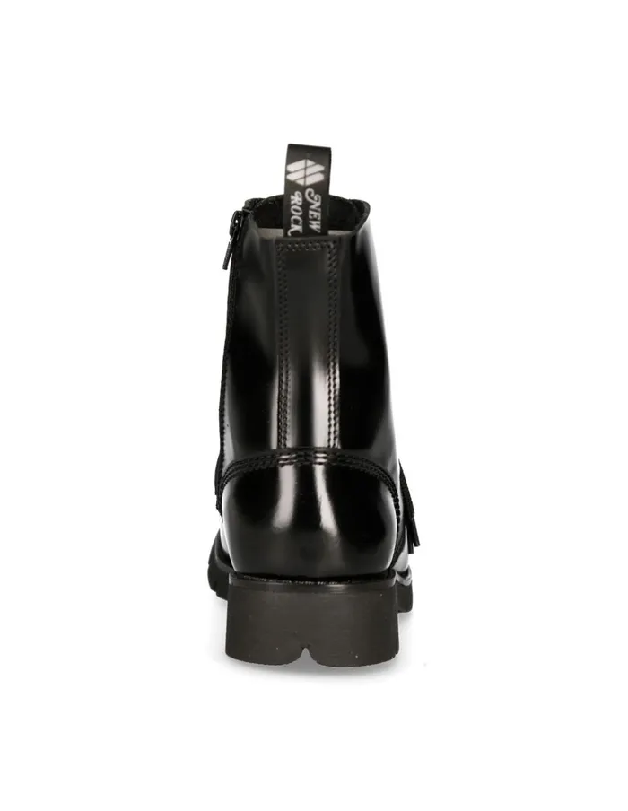 WomenMen Boot Black Planing MRanger008cmtcS1 New Rock Boots