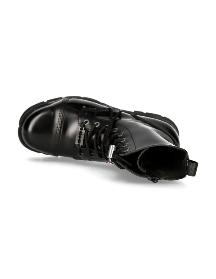WomenMen Boot Black Planing MRanger008cmtcS1 New Rock Boots