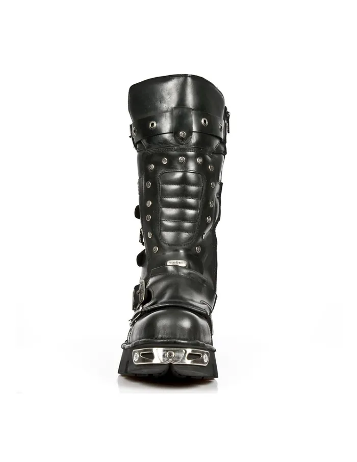 WomenMen Boot Black Reactor M1020S2 New Rock Boots
