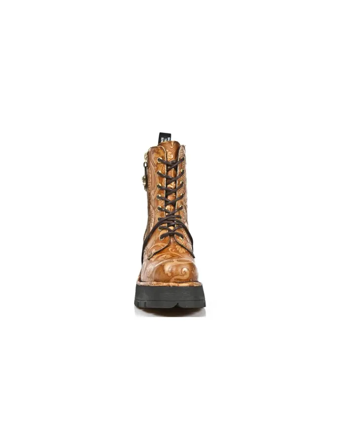 WomenMen Boot Metallic M1046C2 New Rock Boots