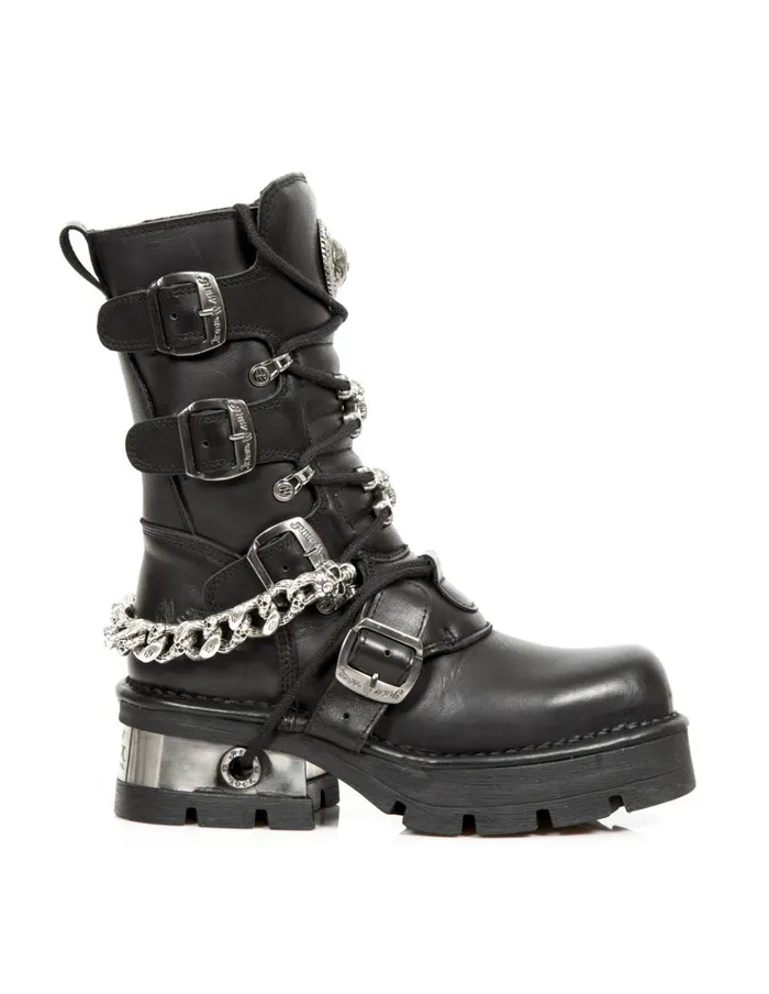 WomenMen Boot Metallic M1053C1 New Rock Boots