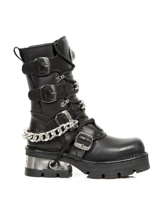 WomenMen Boot Metallic M1053C1 New Rock Boots