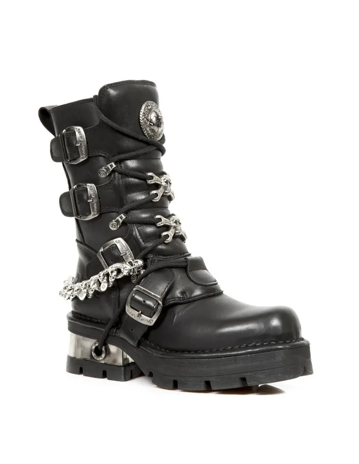 WomenMen Boot Metallic M1053C1 New Rock Boots