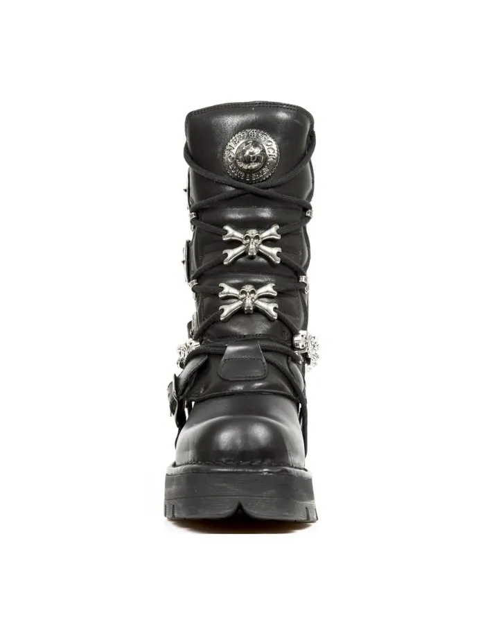 WomenMen Boot Metallic M1053C1 New Rock Boots