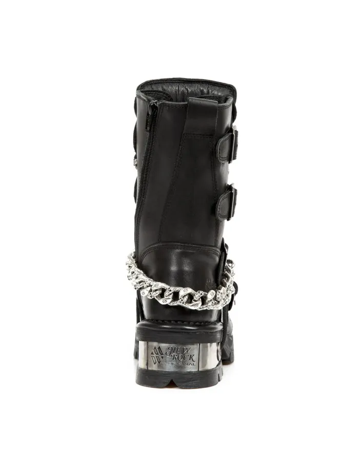 WomenMen Boot Metallic M1053C1 New Rock Boots