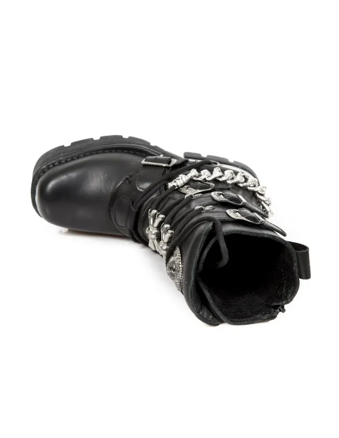 WomenMen Boot Metallic M1053C1 New Rock Boots