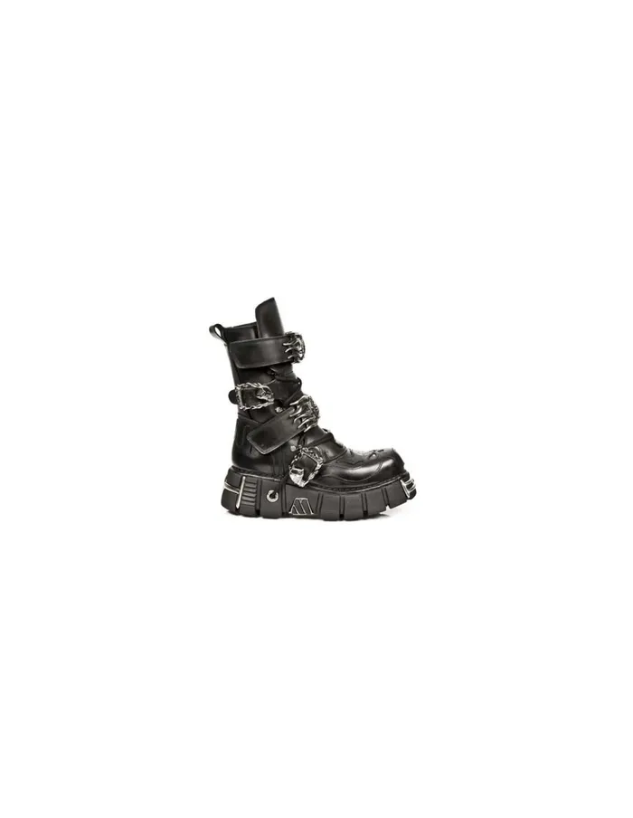 WomenMen Boot Metallic M148C1 New Rock Boots