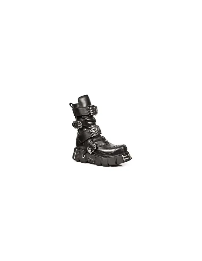 WomenMen Boot Metallic M148C1 New Rock Boots