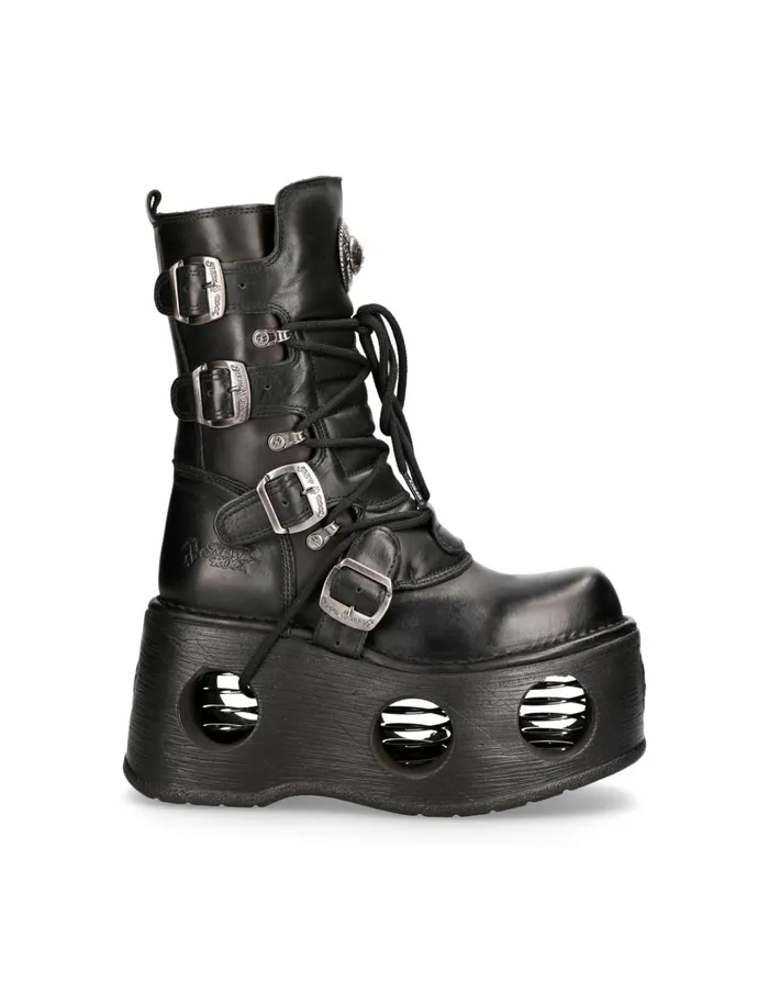 WomenMen Boot Metallic M373S2 New Rock Boots