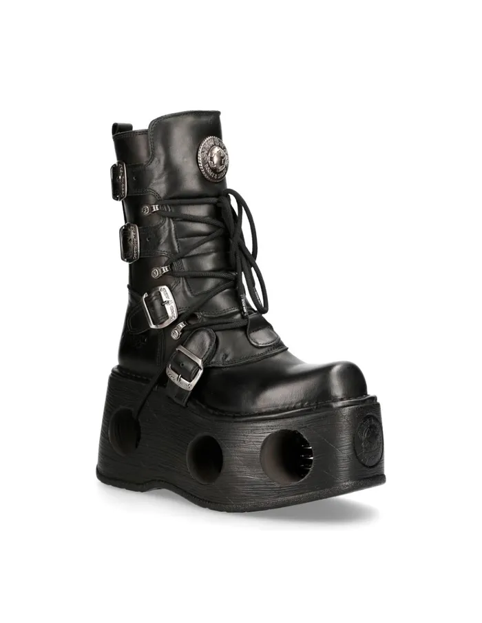WomenMen Boot Metallic M373S2 New Rock Boots