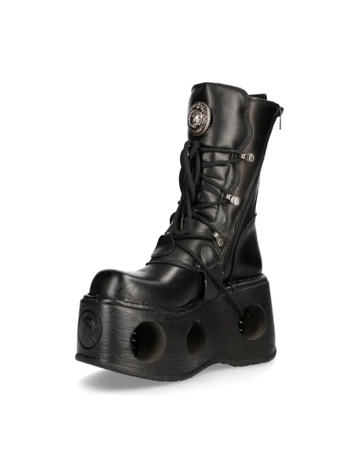 WomenMen Boot Metallic M373S2 New Rock Boots