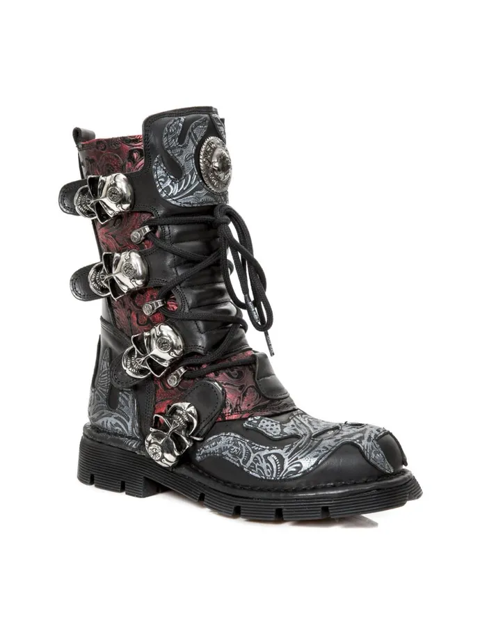 WomenMen Boot Metallic M373czC93 New Rock Boots