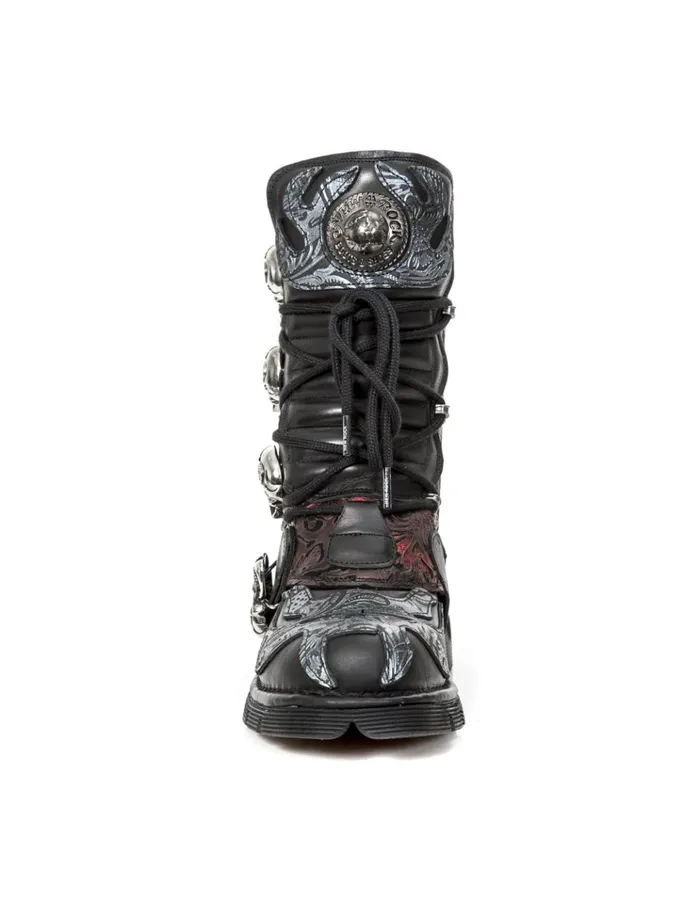 WomenMen Boot Metallic M373czC93 New Rock Boots