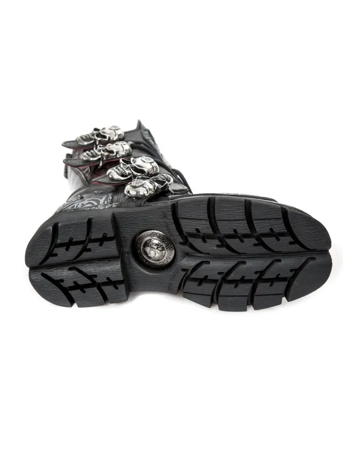 WomenMen Boot Metallic M373czC93 New Rock Boots