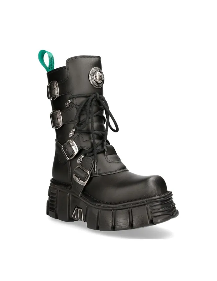 WomenMen Boot Metallic M373tV82 New Rock Boots