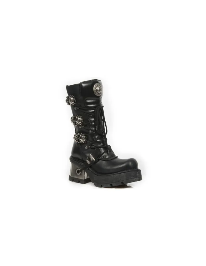 WomenMen Boot Metallic M379C1 New Rock Boots